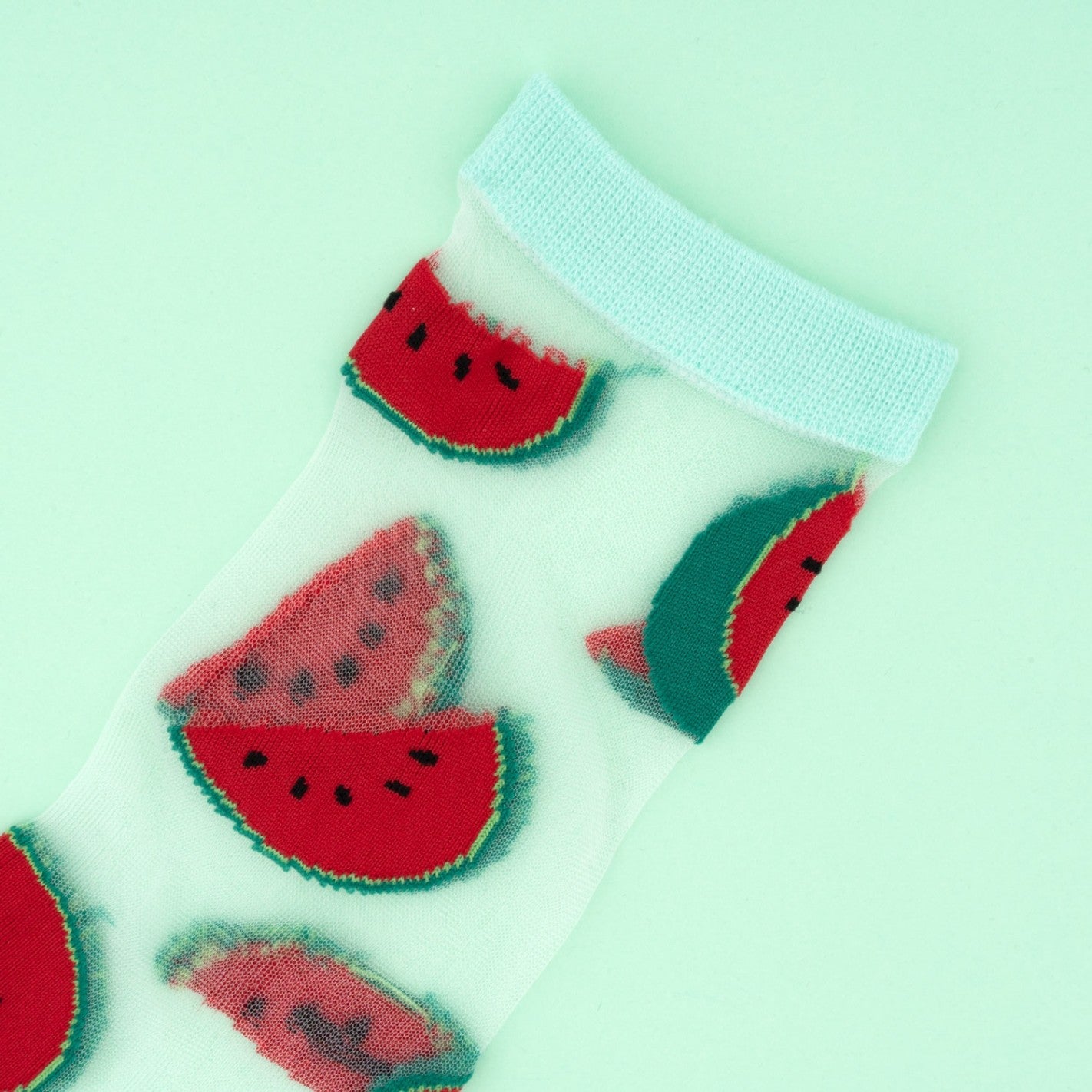 Watermelon Sheer Socks