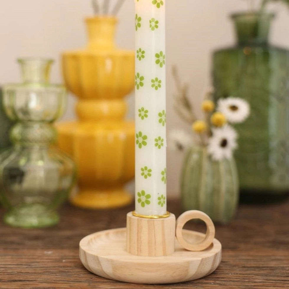 Wooden Candle Holder