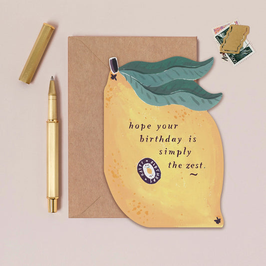 Lemon Zest Birthday Card